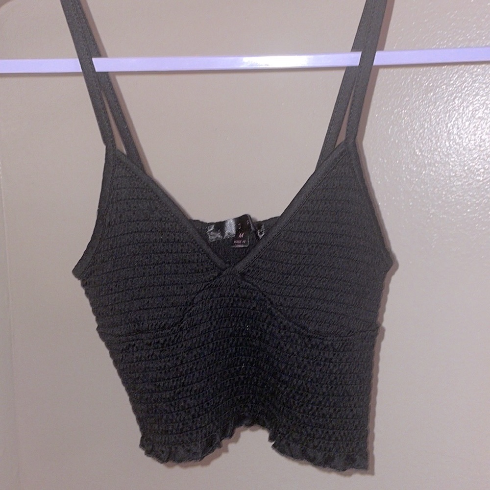 black tank top